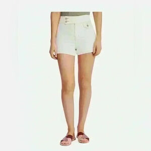 We the free White Cargo stretchy shorts 31 M